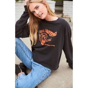 Brandy Melville John Galt Club Inferno Sweatshirt